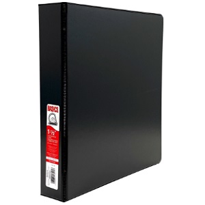 Basics® Customizable D-Ring Binder 1-1/2" Black