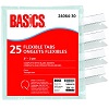 Basics® Flexible Tabs 2" Clear 25/pkg