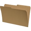 Basics® Reversible File Folders Letter Kraft 100/box