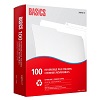 Basics® Reversible File Folders Letter Ivory 100/box