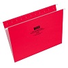 Basics® Coloured Hanging Folders Letter Red 25/box