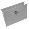 Basics® Coloured Hanging Folders Letter Grey 25/box