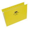 Basics® Coloured Hanging Folders Letter Yellow 25/box