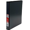 Basics® Customizable D-Ring Binder 1" Black