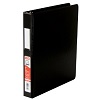 Basics® D-Ring Binder 1" Black