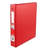 Basics® Round Ring Binder 1-1/2" Red