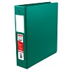 Basics® Round Ring Binder 2" Green