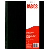 Basics® Hard Cover Flush-Cut Notebook 9" x 7-1/4" 192 pages Black