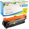 fuzion Laser Toner Cartridge - Alternative for HP 252A - Yellow - 1 Each